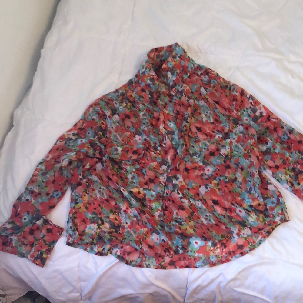 Colorful button up